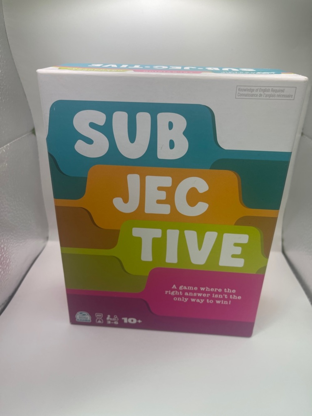 SUBJECTIVE Board Game